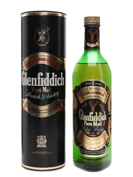 Glenfiddich 8 Year Old Pure Malt Bottled 1970s 75cl / 40%