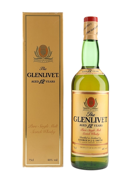 Glenlivet 12 Year Old Bottled 1980s 75cl / 40%