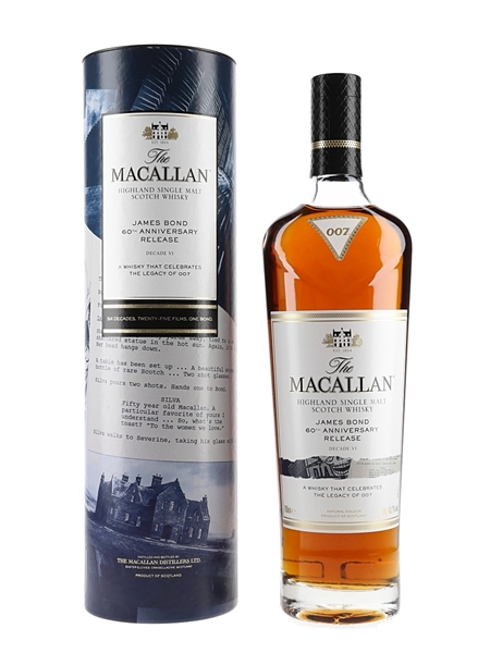 Macallan James Bond 60th Anniversary, Decade VI 70cl / 43.7%