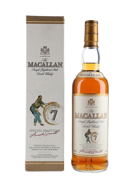 Macallan 7 Year Old Bottled 2000s - Giovinetti 70cl / 40%