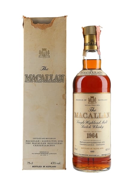 Macallan 1964 Bottled 1982 - Rinaldi 75cl / 43%