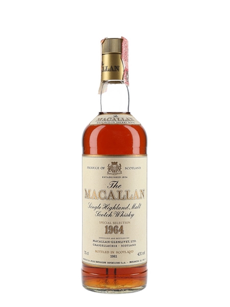 Macallan 1964 Bottled 1981 - Rinaldi 75cl / 43%