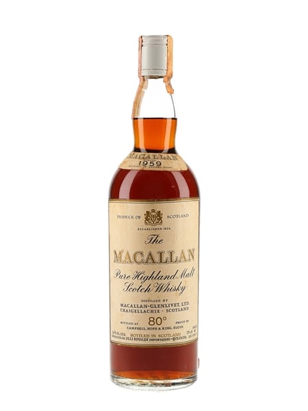 Macallan 1959 Campbell, Hope & King Bottled 1970s - Rinaldi 75cl / 46%