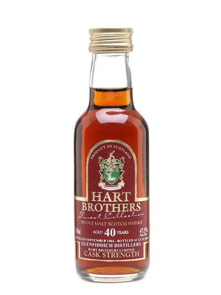 Glenfiddich 1964 40 Year Old Cask Strength Bottled 2005 - Hart Brothers 5cl / 47.5%