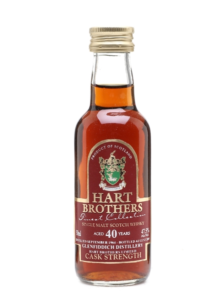 Glenfiddich 1964 40 Year Old Cask Strength Bottled 2005 - Hart Brothers 5cl / 47.5%