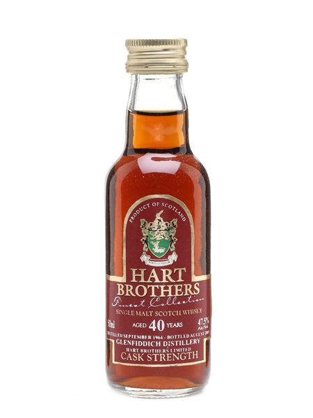 Glenfiddich 1964 40 Year Old Cask Strength Bottled 2005 - Hart Brothers 5cl / 47.5%