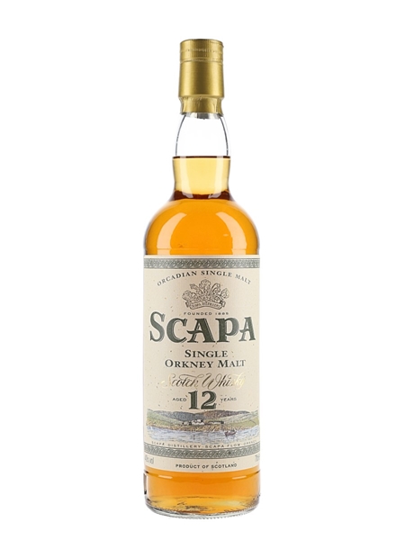 Scapa 12 Year Old Bottled 1990s 70cl / 40%