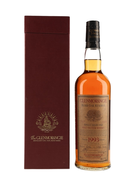 Glenmorangie 1993 Burr Oak Reserve Bottled 2004 70cl / 56.3%