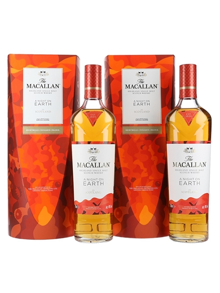 Macallan A Night On Earth in Scotland 2021 Erica Dorn 2 x 70cl / 40%