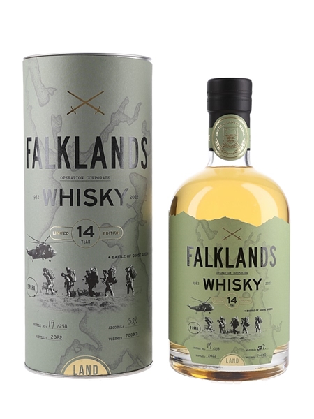 Falklands Whisky 14 Year Old Bottled 2022 70cl / 52%