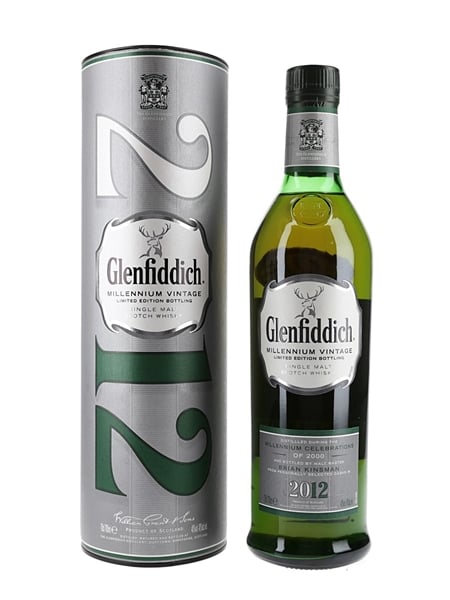 Glenfiddich Millennium Vintage 2012 Bottled 2012 - Misprinted Label 70cl / 40%