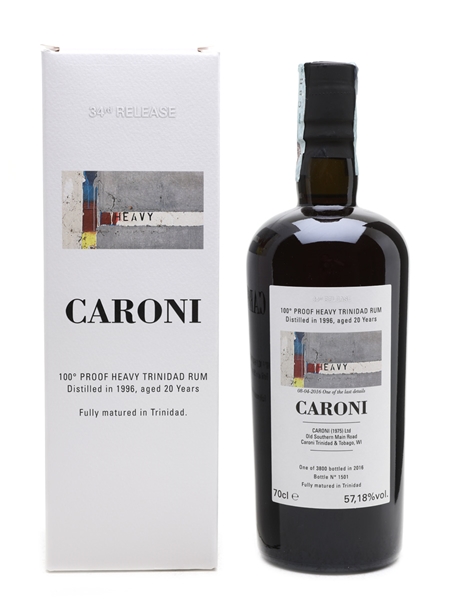 Caroni 1996 100 Proof Heavy Rum 20 Year Old - Velier 70cl / 57.18%