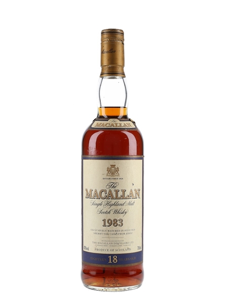 Macallan 1983 18 Year Old  70cl / 43%