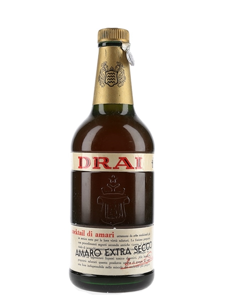 Saronno Drai Amaro Extra Secco Bottled 1950s 100cl / 36%