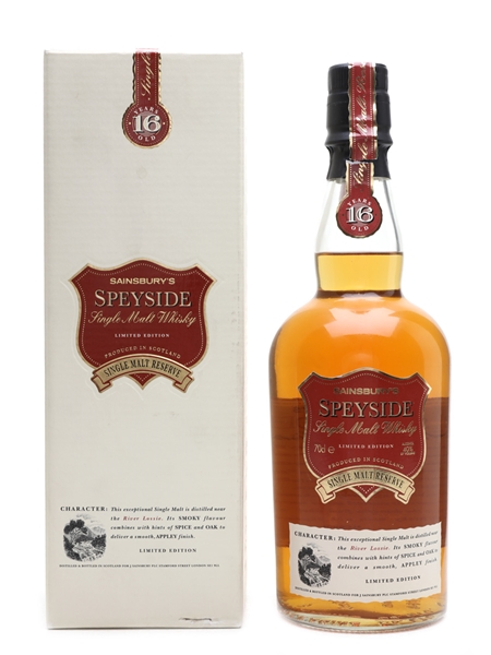 Sainsbury's Speyside Special Reserve 16 Year Old 70cl / 40%