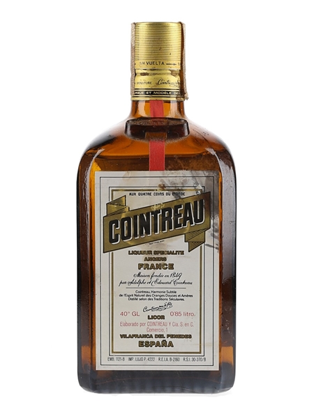 Cointreau Liqueur Bottled 1980s - Spain 85cl / 40%