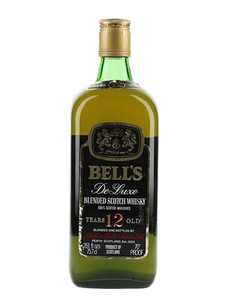 Bell's 12 Year Old De Luxe Bottled 1970s 75.7cl / 40%