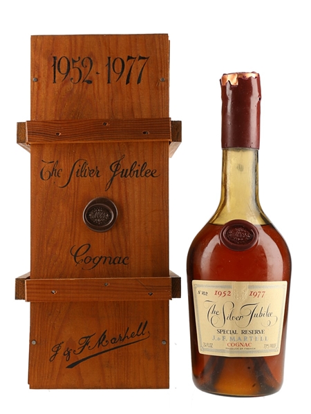 Martell Silver Jubilee Cognac 1952-1977 1815, 1906, 1914 & 1918 Vintages 68cl / 42%