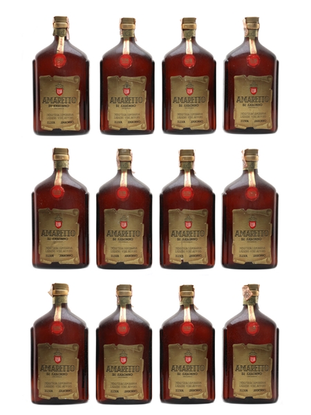 Illva Amaretto Di Saronno Bottled 1960s-1970s 12 x 100cl / 28%