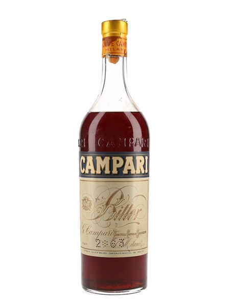 Campari Bitter Bottled 1960s 100cl / 25%