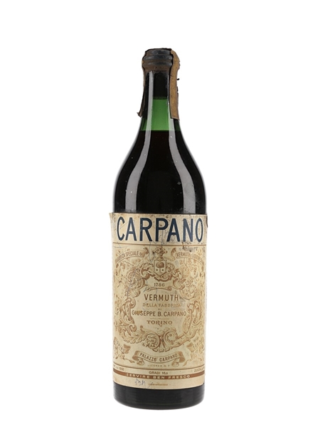 Carpano Vermuth Bottled 1960s 100cl / 16.5%