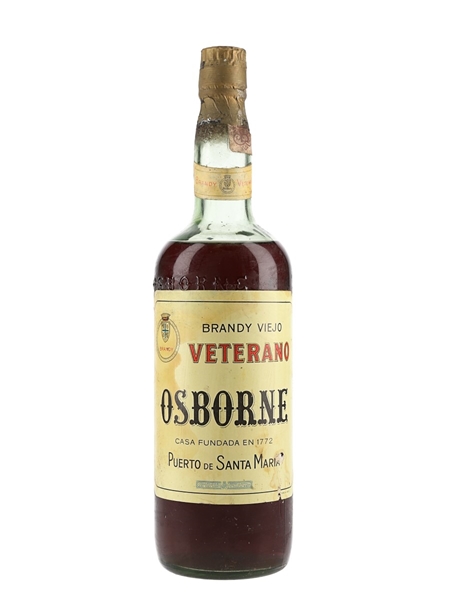 Osborne Veterano Brandy Bottled 1960s-1970s 100cl / 40%