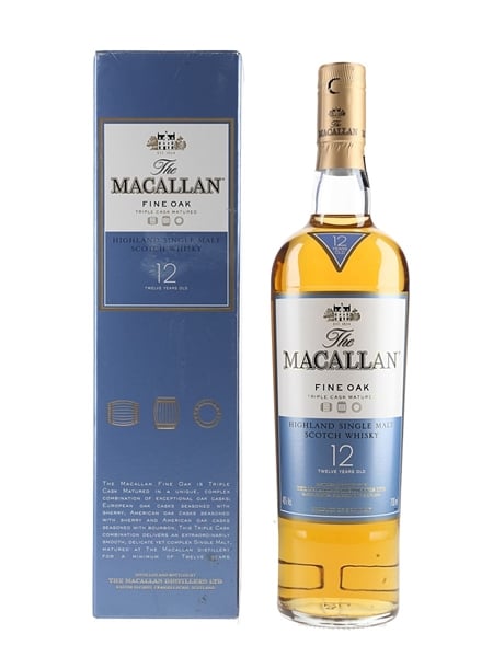 Macallan 12 Year Old Fine Oak Triple Cask Matured 70cl / 40%