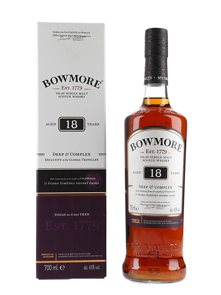 Bowmore 18 Year Old  70cl / 43%