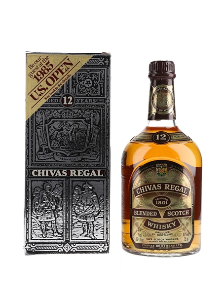 Chivas Regal 12 Year Old Bottled 1980s - US Open 75cl / 43%