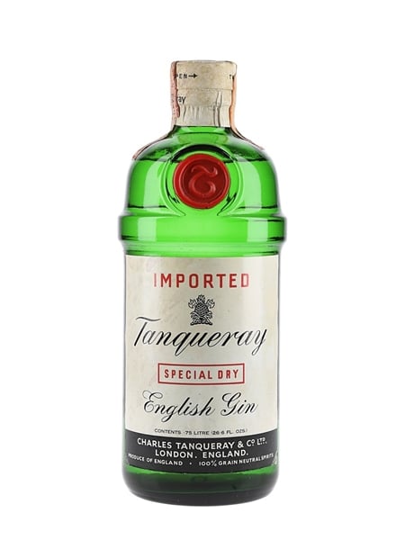 Tanqueray Special Dry Gin Bottled 1960s - Filli Gancia & C Savas 75cl / 43%