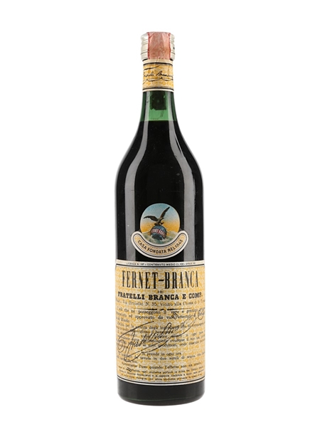 Fernet Branca Bottled 1960s-1970s 100cl / 45%