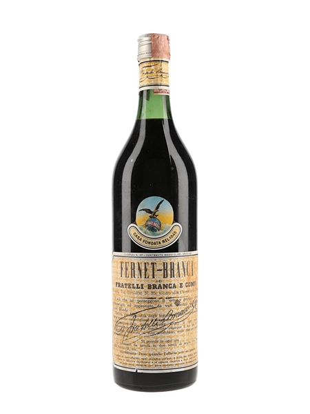 Fernet Branca Bottled 1960s-1970s 100cl / 45%