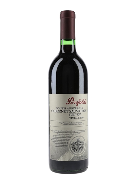 1993 Penfolds Bin 707 Cabernet Sauvignon 75cl / 13.5%