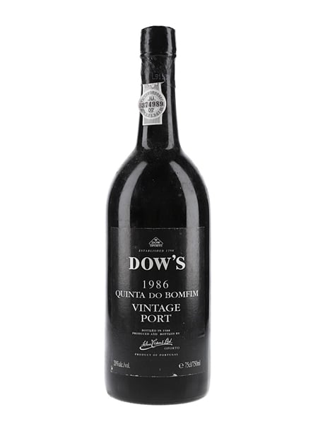 1986 Dow's Vintage Port Quinta Do Bomfim - Bottled 1988 75cl / 20%