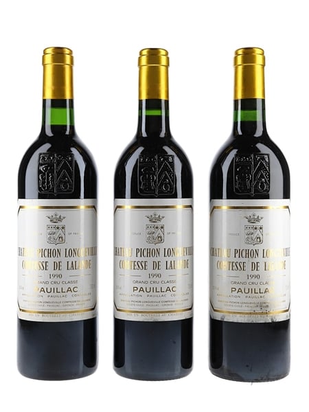 1990 Chateau Pichon Longueville Comtesse De Lalande Grand Cru Classe - Pauillac 3 x 75cl / 12.5%