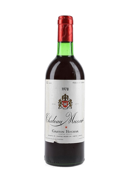 1978 Chateau Musar Lebanon 75cl / 12%