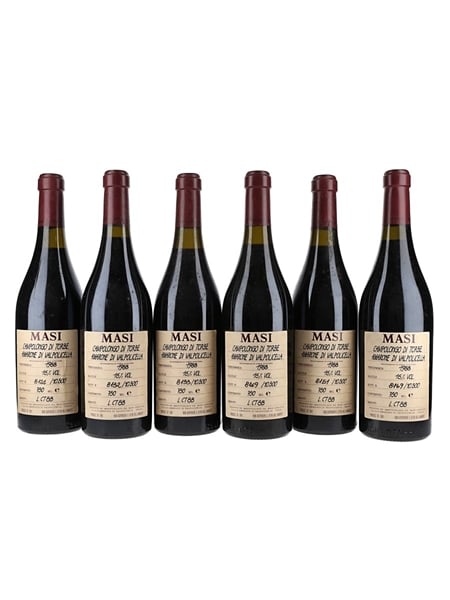 1988 Masi Amarone Di Valpolicella Campolongo Di Torbe 6 x 75cl / 16%