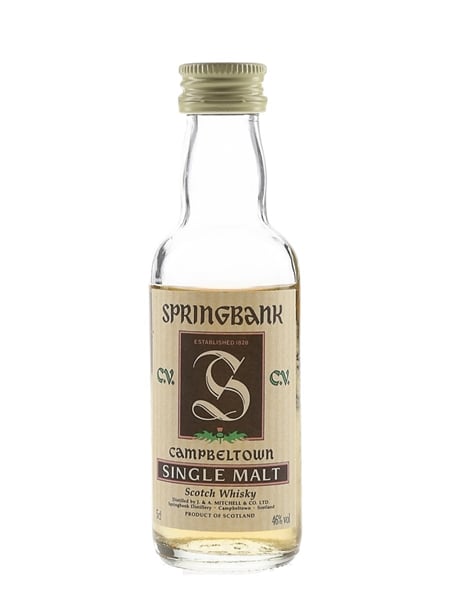 Springbank CV Bottled 1990s 5cl / 46%