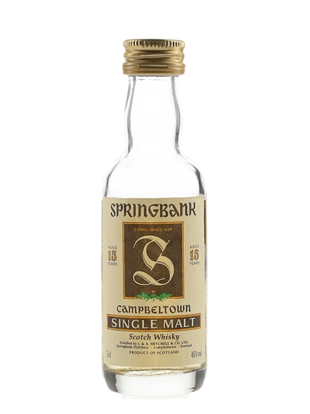 Springbank 15 Year Old Bottled 1990s 5cl / 46%