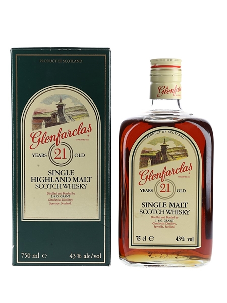 Glenfarclas 21 Year Old Bottled 1980s 75cl / 43%