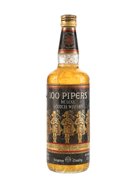 稀少レア、 Ｓeagrams100 pipers′DELUXEスコッチウイスキー Yahoo!オークション -「100 pipers」(スコッチ) (ウイスキー)の