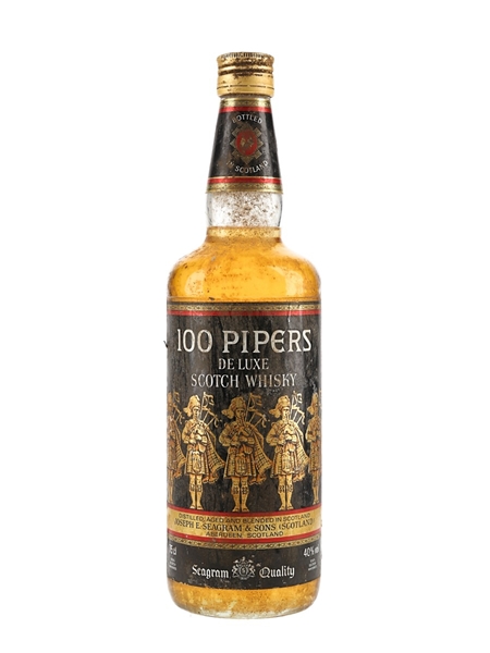 Seagram's 100 Pipers Bottled 1980s 75cl / 40%