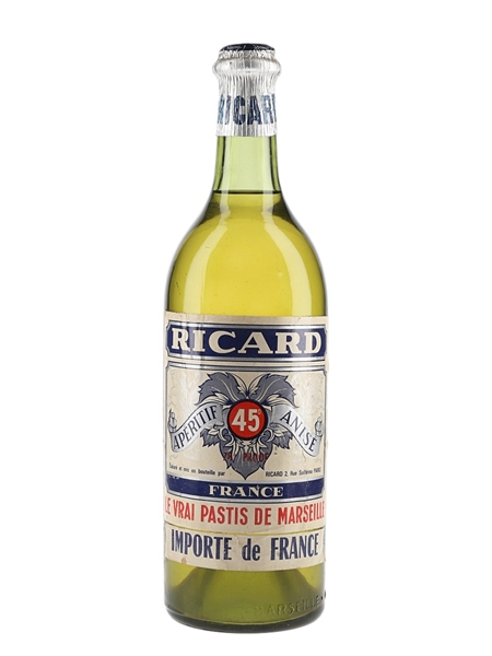 Ricard Pastis Bottled 1950s-1960s 70cl