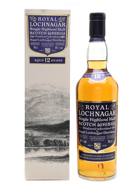 Royal Lochnagar 12 Year Old Bottled 1990s 70cl / 40%