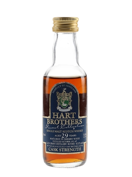 Glen Grant 1972 29 Year Old Bottled 2002 - Hart Brothers 5cl / 53.6%