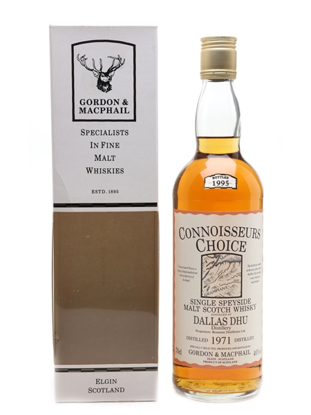 Dallas Dhu 1971 Bottled 1995 Gordon & MacPhail 70cl / 40%