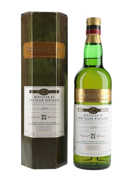 Port Ellen 1979 21 Year Old The Old Malt Cask Bottled 2000 - Douglas Laing 70cl / 50%