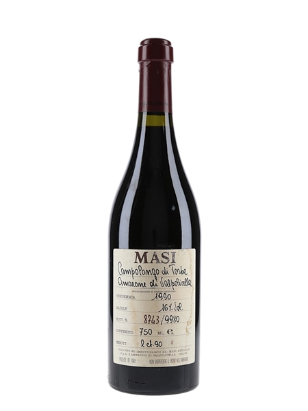 1990 Masi Amarone Di Valpolicella Campolongo Di Torbe 75cl / 16%