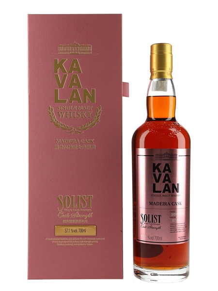 Kavalan Solist Madeira Cask Bottled 2021 70cl / 57.1%