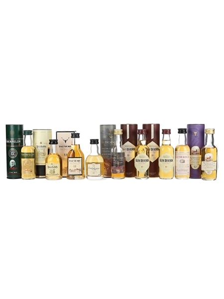 Assorted Highland Single Malt Whisky  9 x 5cl / 40%